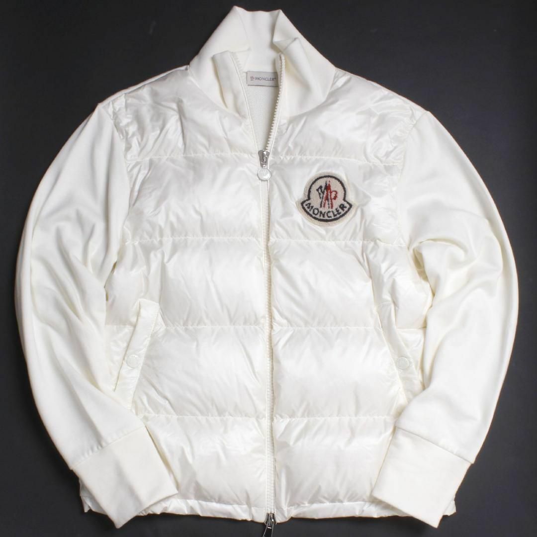 MONCLER - MONCLER MAGLIA ライトダウンジャケット ホワイト