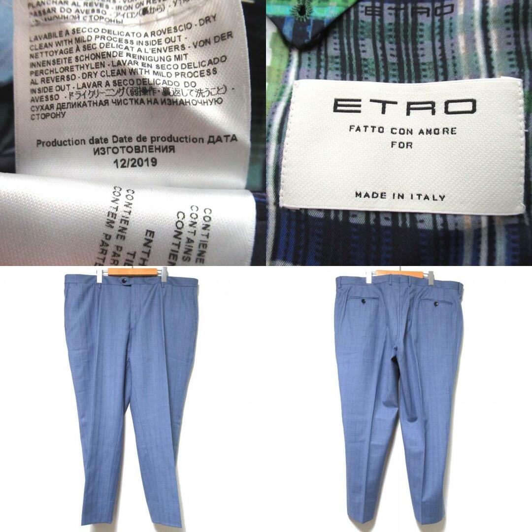 ETRO - 美品 ETRO エトロ ストライプ柄 シングル 2B テーラード ETRO - 美品 ETRO エトロ ストライプ柄 シングル 2B テーラード