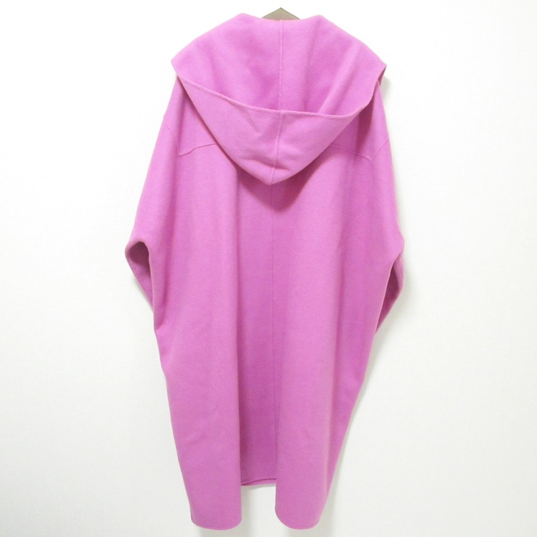 ルシェルブルー Hooded Over Coat ピンク ① ルシェルブルー Hooded Over Coat ピンク ①