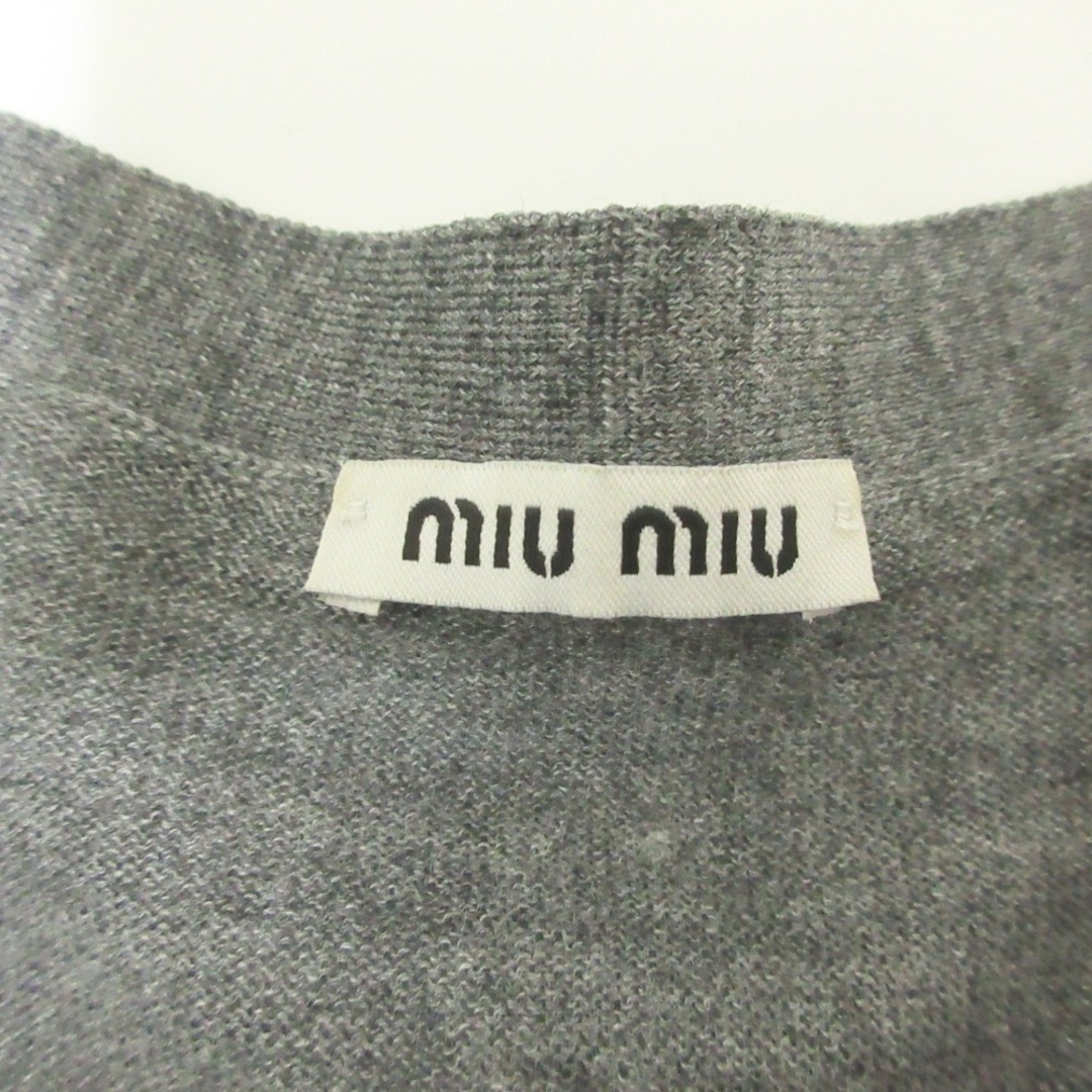 MIU MIU - 美品 miumiu ミュウミュウ リボン シルクブレンド MIU MIU - 美品 miumiu ミュウミュウ リボン シルクブレンド