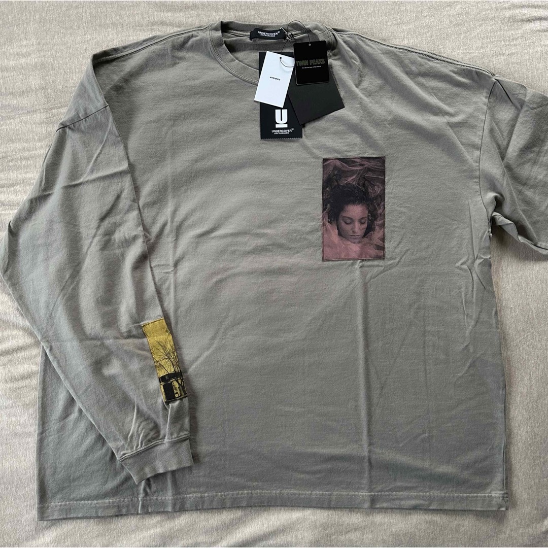 UNDERCOVER - 24AW新品 UNDERCOVER TWIN PEAKS ロング Tシャツの UNDERCOVER - 24AW新品 UNDERCOVER TWIN PEAKS ロング Tシャツの