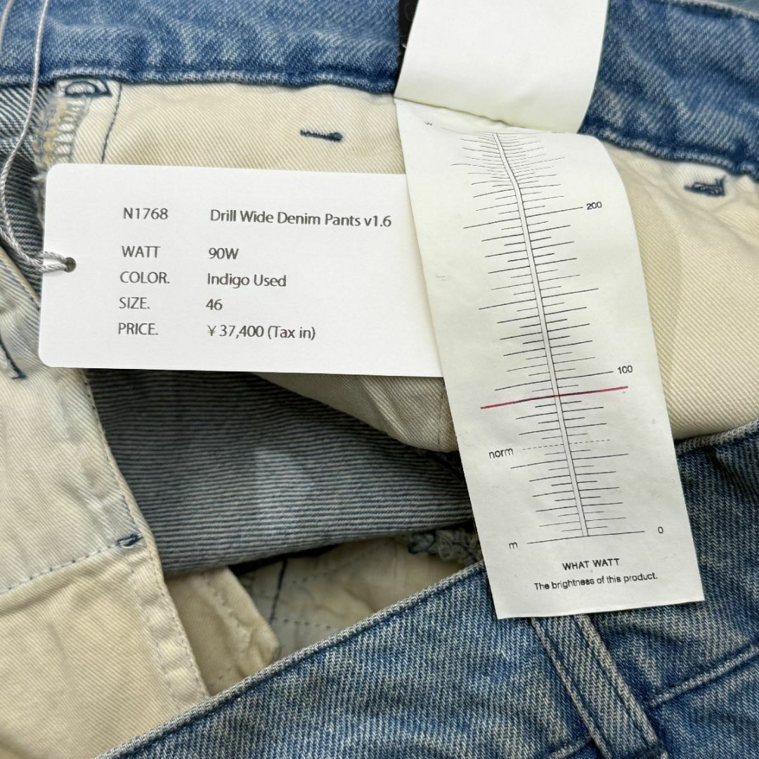 NEON SIGN - 46 NEON SIGN Drill Wide Denim Pants v1.6の通販 NEON SIGN - 46 NEON SIGN Drill Wide Denim Pants v1.6の通販