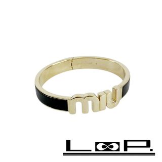 MIU MIU(ブレスレット/バングル ・ ブラック/黒色系)のフリマ MIU MIU(ブレスレット/バングル ・ ブラック/黒色系)のフリマ