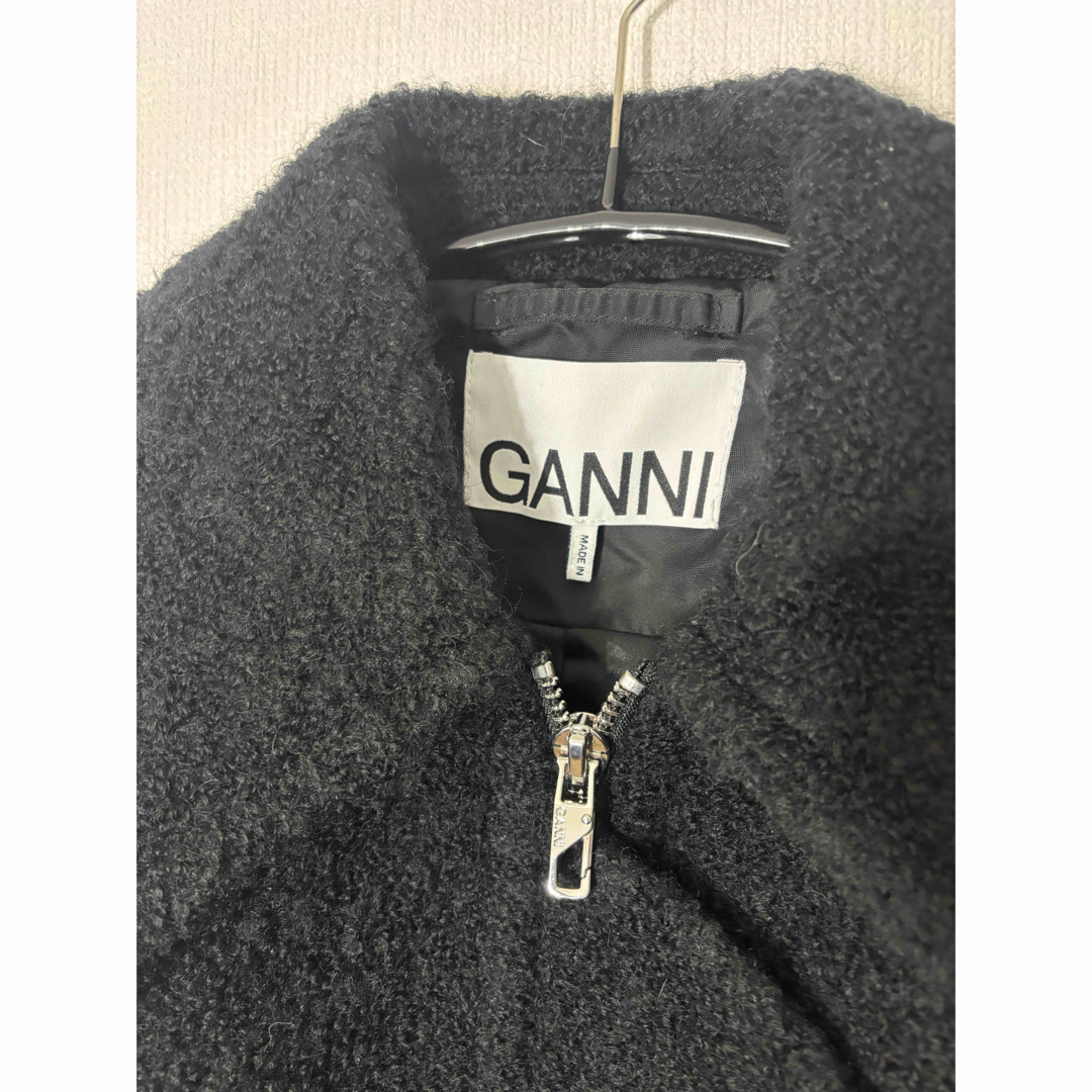 GANNI ガニー ブークレ ショートコート GANNI ガニー ブークレ ショートコート