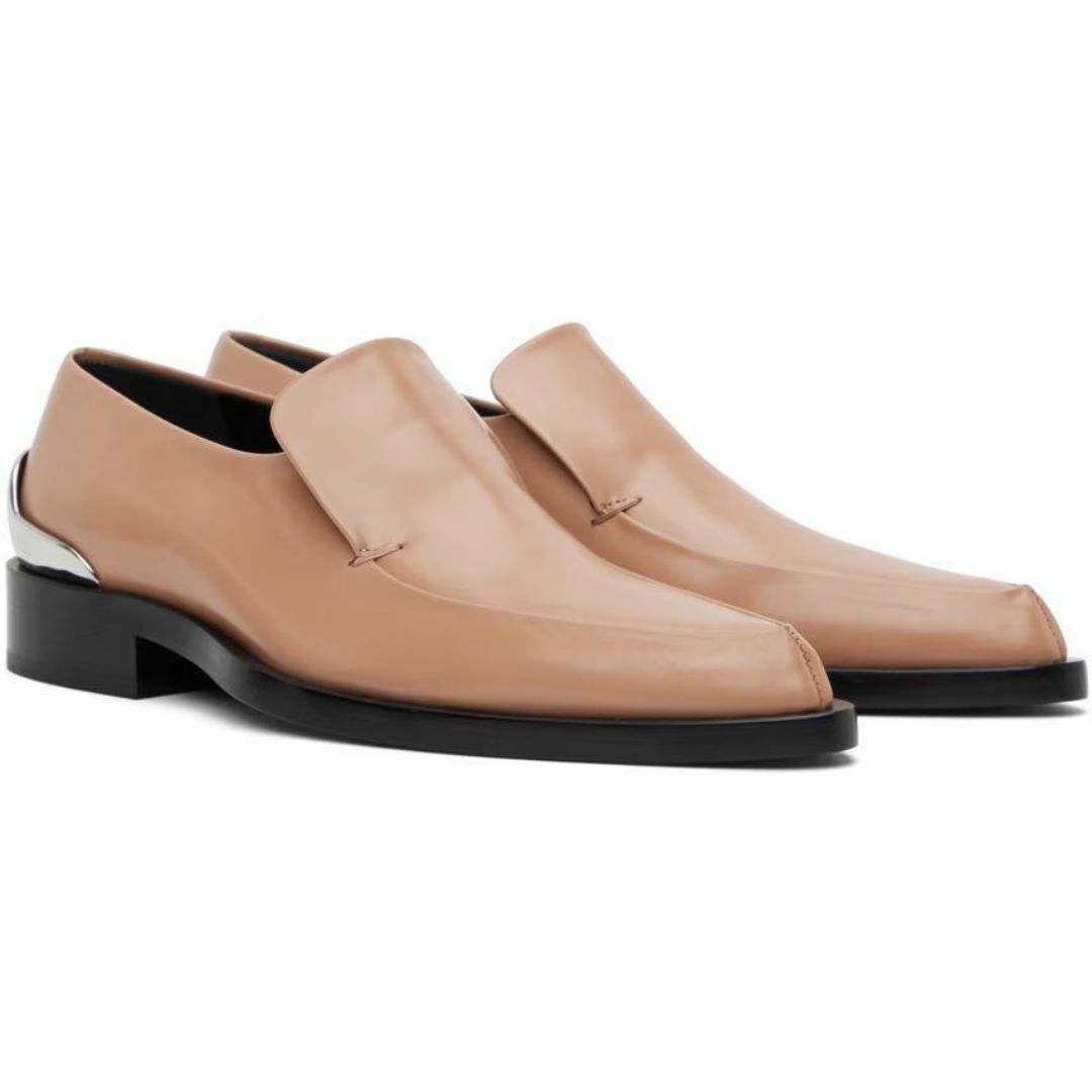 定価18.7万】JIL SANDER ベージュ メタル ローファーEU39の通販 定価18.7万】JIL SANDER ベージュ メタル ローファーEU39の通販