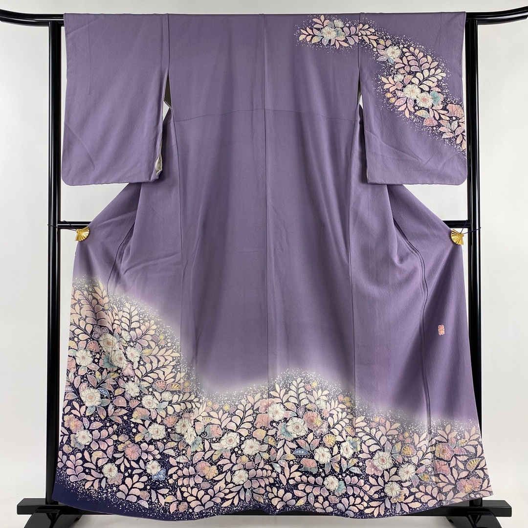 訪問着 身丈160.5cm 裄丈62cm 正絹 逸品 【中古】 訪問着 身丈160.5cm 裄丈62cm 正絹 逸品 【中古】