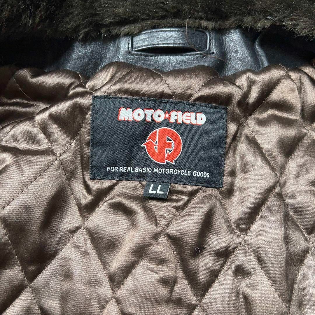 美品 MOTO FIELD ボマージャケット レザージャケット カウレザー 黒 美品 MOTO FIELD ボマージャケット レザージャケット カウレザー 黒