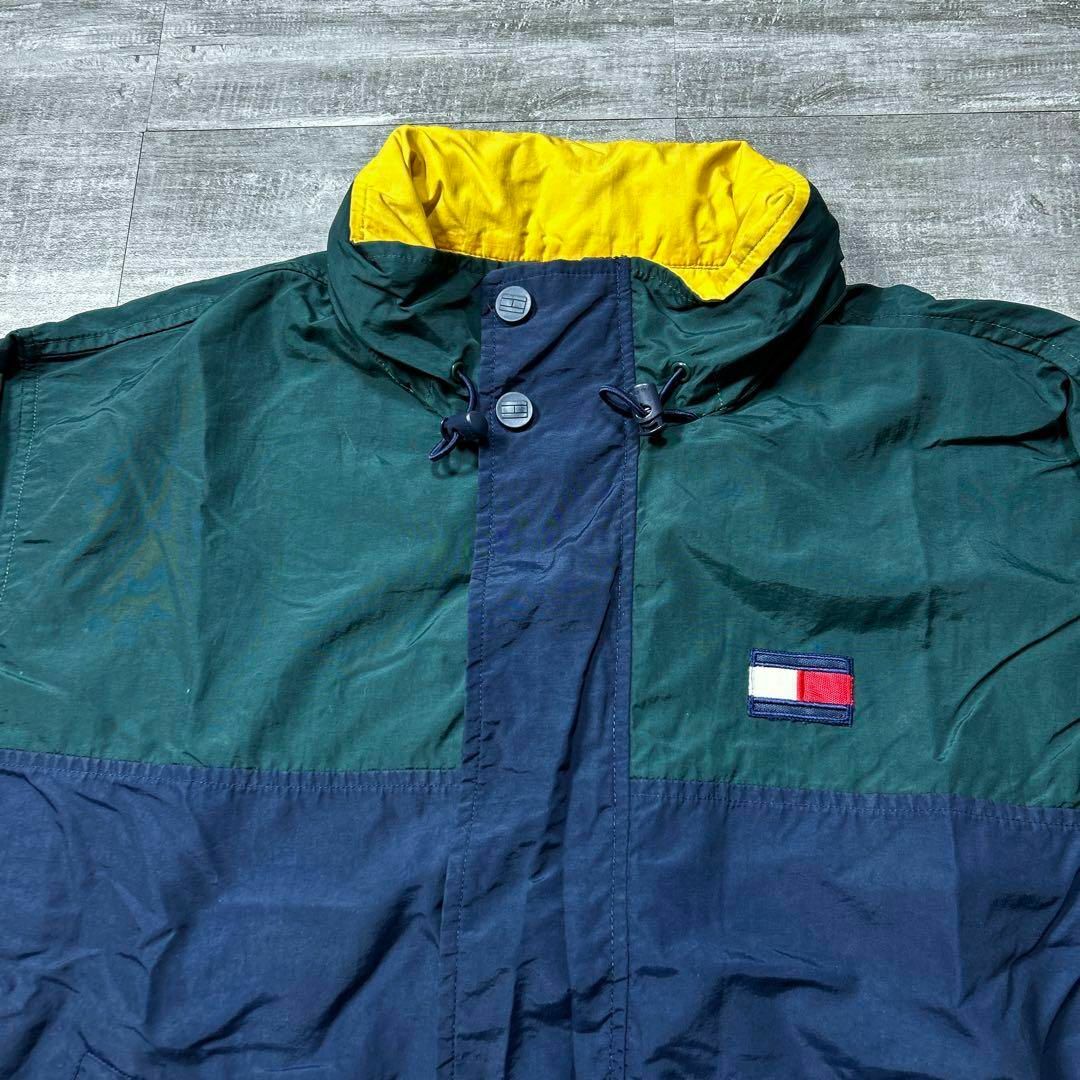 90s トミーヒルフィガー トリコカラー ナイロン セーリング 90s トミーヒルフィガー トリコカラー ナイロン セーリング