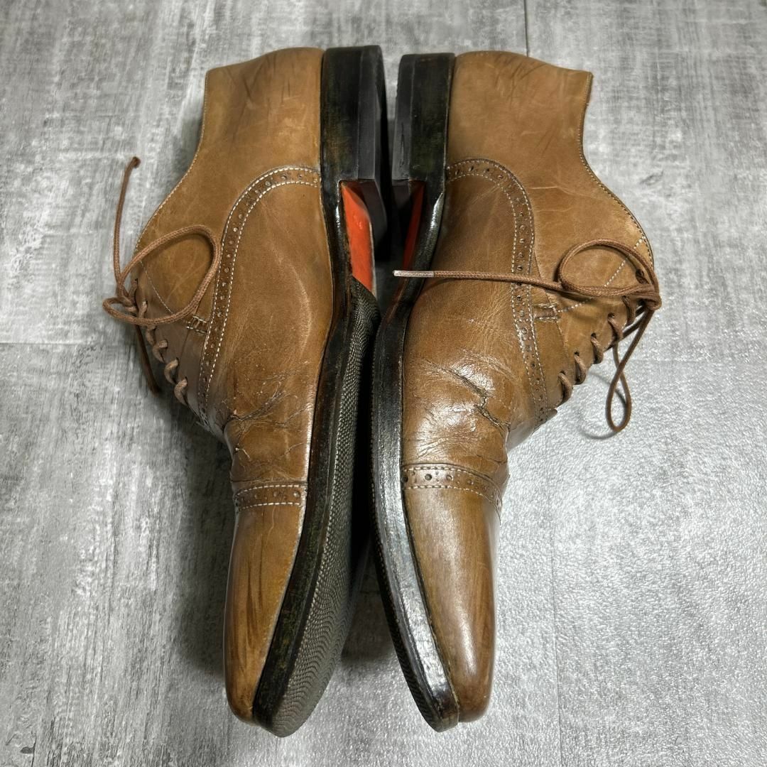SANTONI サントーニ ストレートチップ レザーシューズ ドレス SANTONI サントーニ ストレートチップ レザーシューズ ドレス