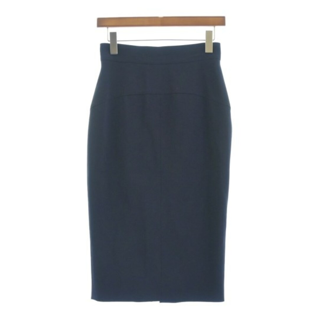 Max Mara STUDIO ひざ丈スカート 36(XS位) 紺 【古着】【中古】