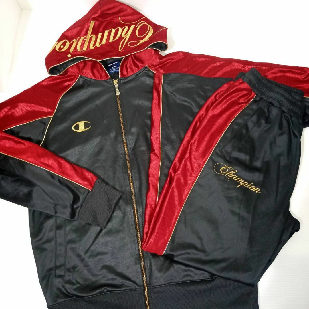 ジャージ champion チャンピオン 魔裟斗モデル 黒 金|男性用 ジャージ champion チャンピオン 魔裟斗モデル 黒 金|男性用