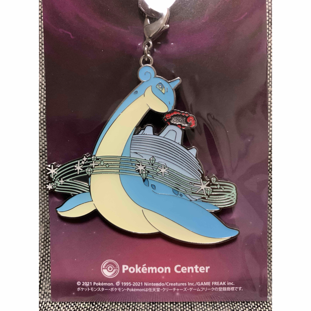 ポケモン(ポケモン)のポケモン チャーム キョダイマックスラプラス エンタメ/ホビーのアニメグッズ(キーホルダー)の商品写真