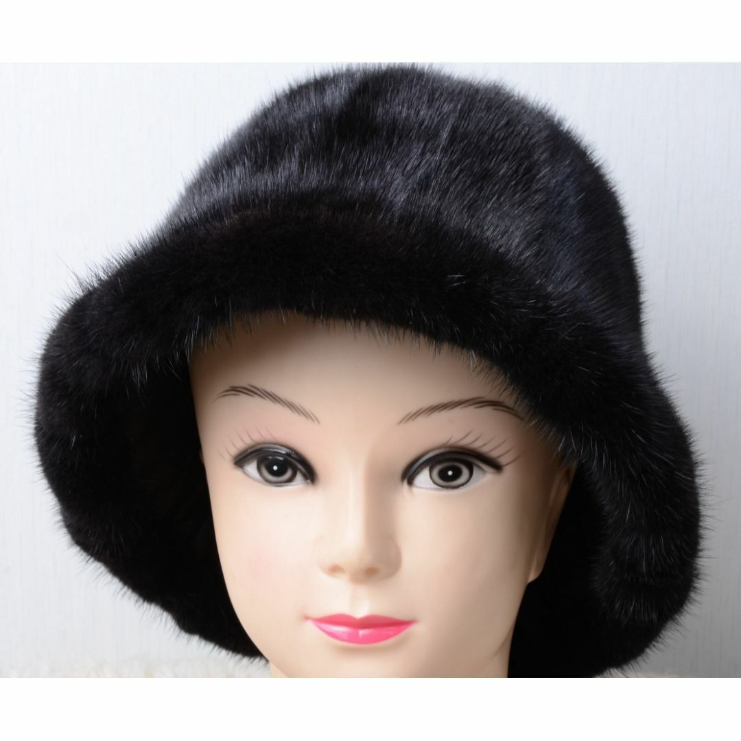 ☆新品 限定☆上品なミンクファーのハット/帽子 レデイース 毛皮 ☆新品 限定☆上品なミンクファーのハット/帽子 レデイース 毛皮