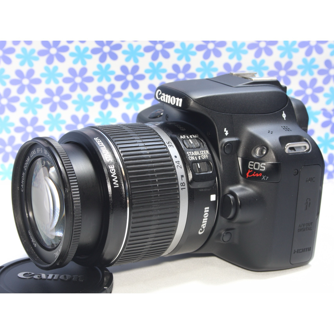 極美品☆Canon EOS kiss X7☆高画質☆動画撮影☆初心者 極美品☆Canon EOS kiss X7☆高画質☆動画撮影☆初心者