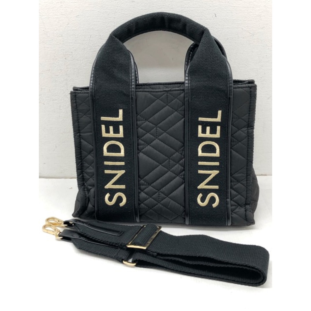 SNIDEL - SNIDEL(スナイデル) キルティング ロゴ ショルダーバッグ トートバッグ 2way バッグ / SWGB225616 【C1870-007】