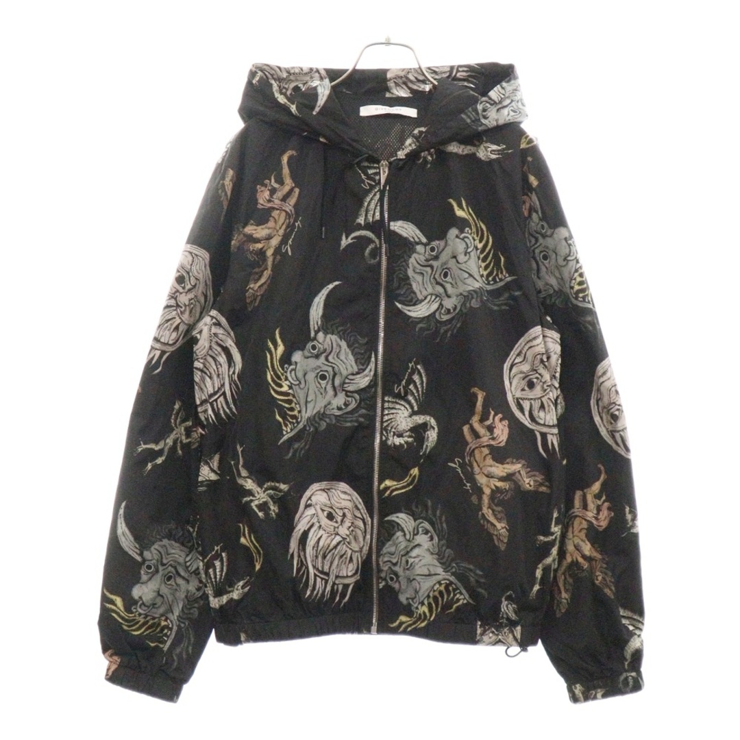 GIVENCHY ジバンシィ 総柄プリント ナイロンジャケット ジップ GIVENCHY ジバンシィ 総柄プリント ナイロンジャケット ジップ
