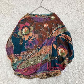 チャイハネ - アミナ ヨル yul 刺繍 総柄 トップス チャイハネ