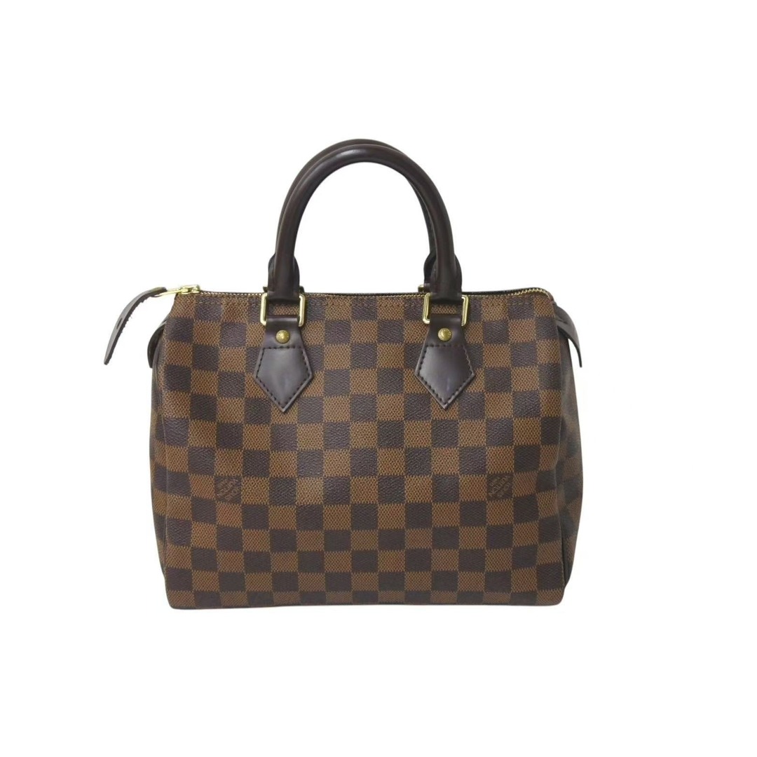 LOUIS VUITTON - 極美品 LOUIS VUITTON ルイヴィトン ハンドバッグ スピーディ25 ダミエキャンバス ブラウン N41532 中古 4c072801