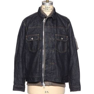 sacai - Sacaiサカイ MA-1ドッキングデニムシャツの通販 by ふわ sacai - Sacaiサカイ MA-1ドッキングデニムシャツの通販 by ふわ
