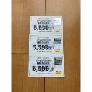 ノジマ　株主優待　ケータイ・スマホ店頭サービス券　5500円引券　3枚(ショッピング)