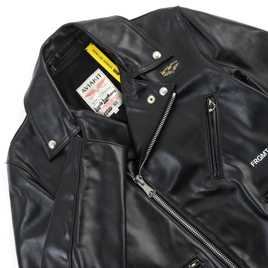 極美品○MONCLER GENIUS 7 fragment Lewis Leathers 極美品○MONCLER GENIUS 7 fragment Lewis Leathers