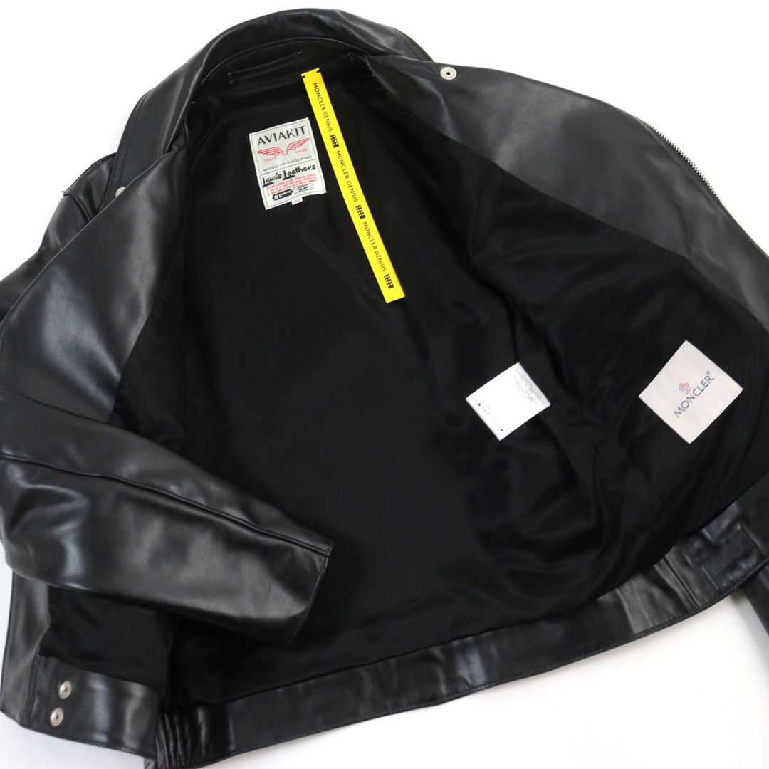 極美品○MONCLER GENIUS 7 fragment Lewis Leathers 極美品○MONCLER GENIUS 7 fragment Lewis Leathers