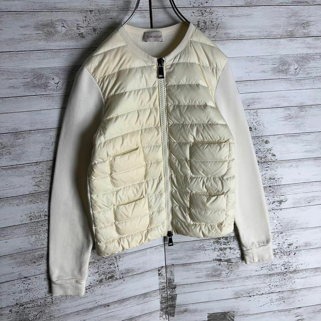 10396【美品・QR確認済み】モンクレール☆ノーカラー定番ダウン 10396【美品・QR確認済み】モンクレール☆ノーカラー定番ダウン