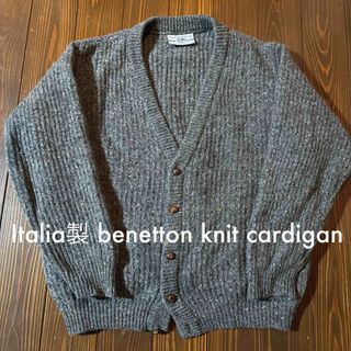 ベネトン(BENETTON)のItalia製 benetton ベネトン ニット カーディガン オーバーサイズ(カーディガン)
