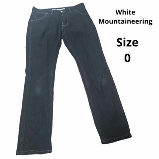 ホワイトマウンテニアリング(WHITE MOUNTAINEERING)の【オシャレ⭐White Mountaineering】デニムパンツ　サイズ0(デニム/ジーンズ)