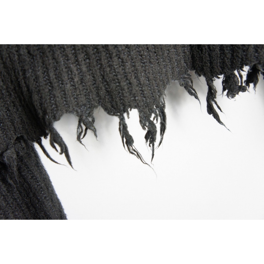 BALENCIAGA - 正規 美品21AW バレンシアガ ダメージ ニット BALENCIAGA - 正規 美品21AW バレンシアガ ダメージ ニット