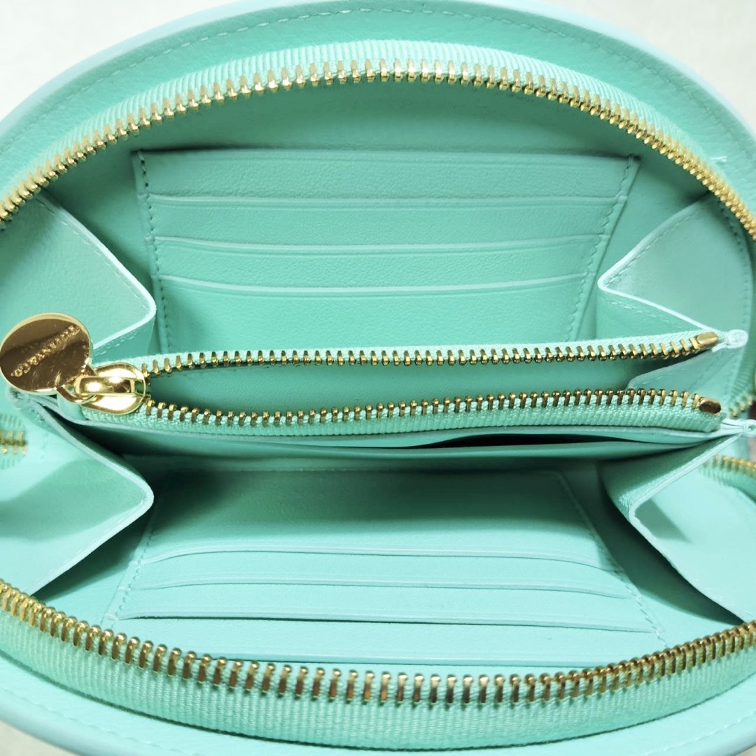 希少! Tiffany ティファニー ハーフムーン ウォレット 長財布 財布 希少! Tiffany ティファニー ハーフムーン ウォレット 長財布 財布
