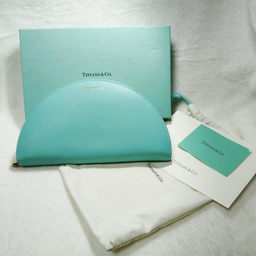 希少! Tiffany ティファニー ハーフムーン ウォレット 長財布 財布 希少! Tiffany ティファニー ハーフムーン ウォレット 長財布 財布