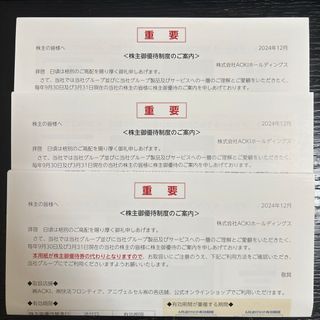 AOKI 株主優待(その他)