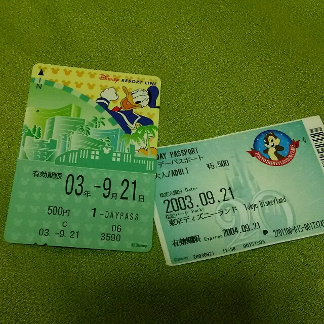 Disney(ディズニー)の東京ディズニーランド チケットホルダー チケットの施設利用券(遊園地/テーマパーク)の商品写真