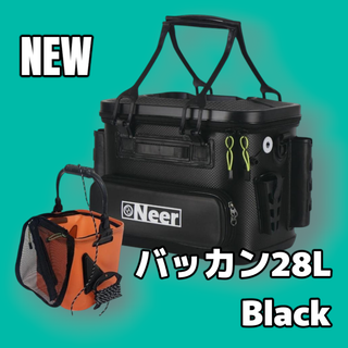 #1270 バッカン タックルバッグ 28L BK ※北海道、沖縄、離島配送料有(その他)