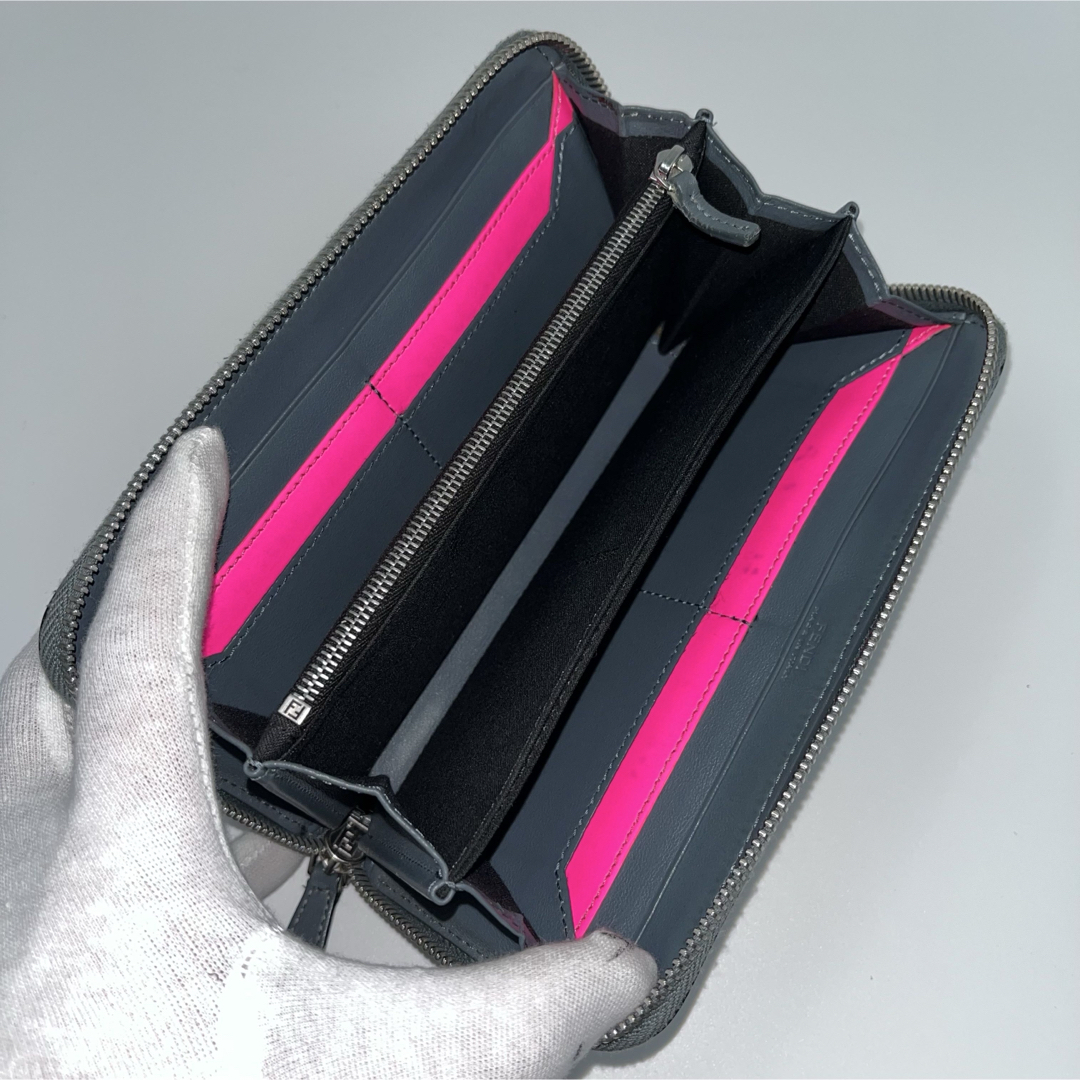 ✨美品✨ FENDI ラウンドファスナー モンスター バグズアイ バイ ✨美品✨ FENDI ラウンドファスナー モンスター バグズアイ バイ