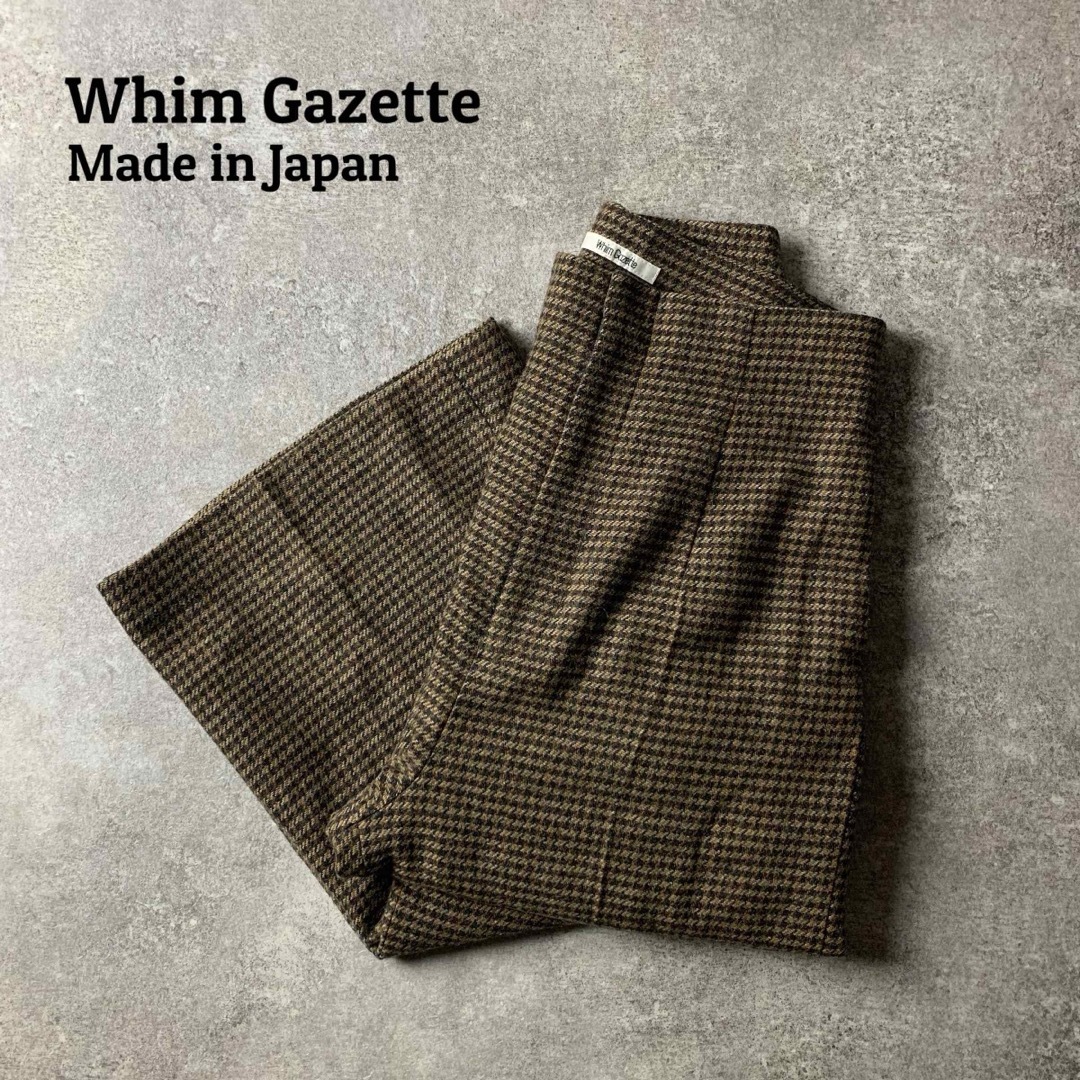 完売品【ウィムガゼット】Whim Gazette ガンクラブチェックパンツ 完売品【ウィムガゼット】Whim Gazette ガンクラブチェックパンツ