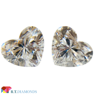 Dカラー IF ハートシェイプセット！DIAMOND！0.51ct/0.50ct(その他)