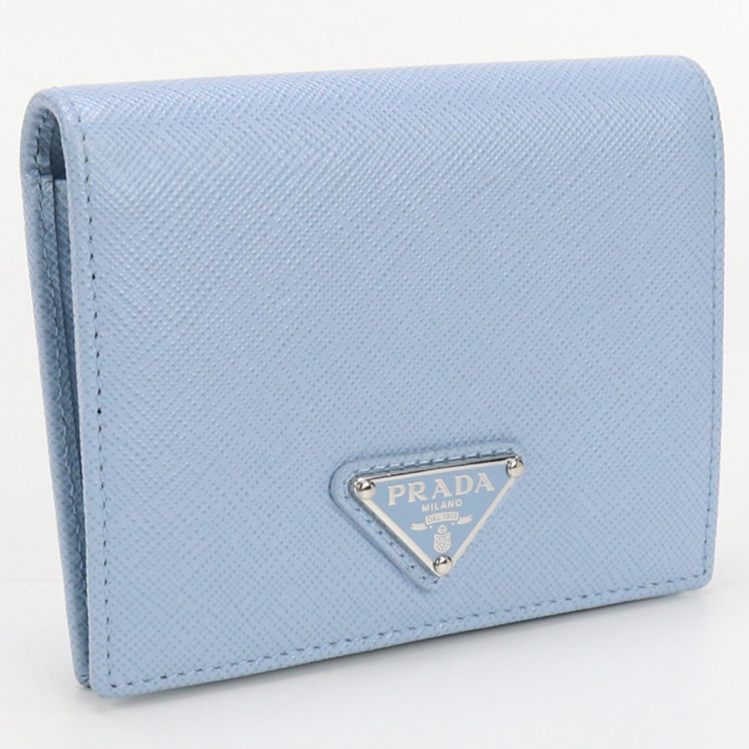 PRADA サフィアーノトライアングル 財布 (プラダ 二つ折り財布 PRADA サフィアーノトライアングル 財布 (プラダ 二つ折り財布