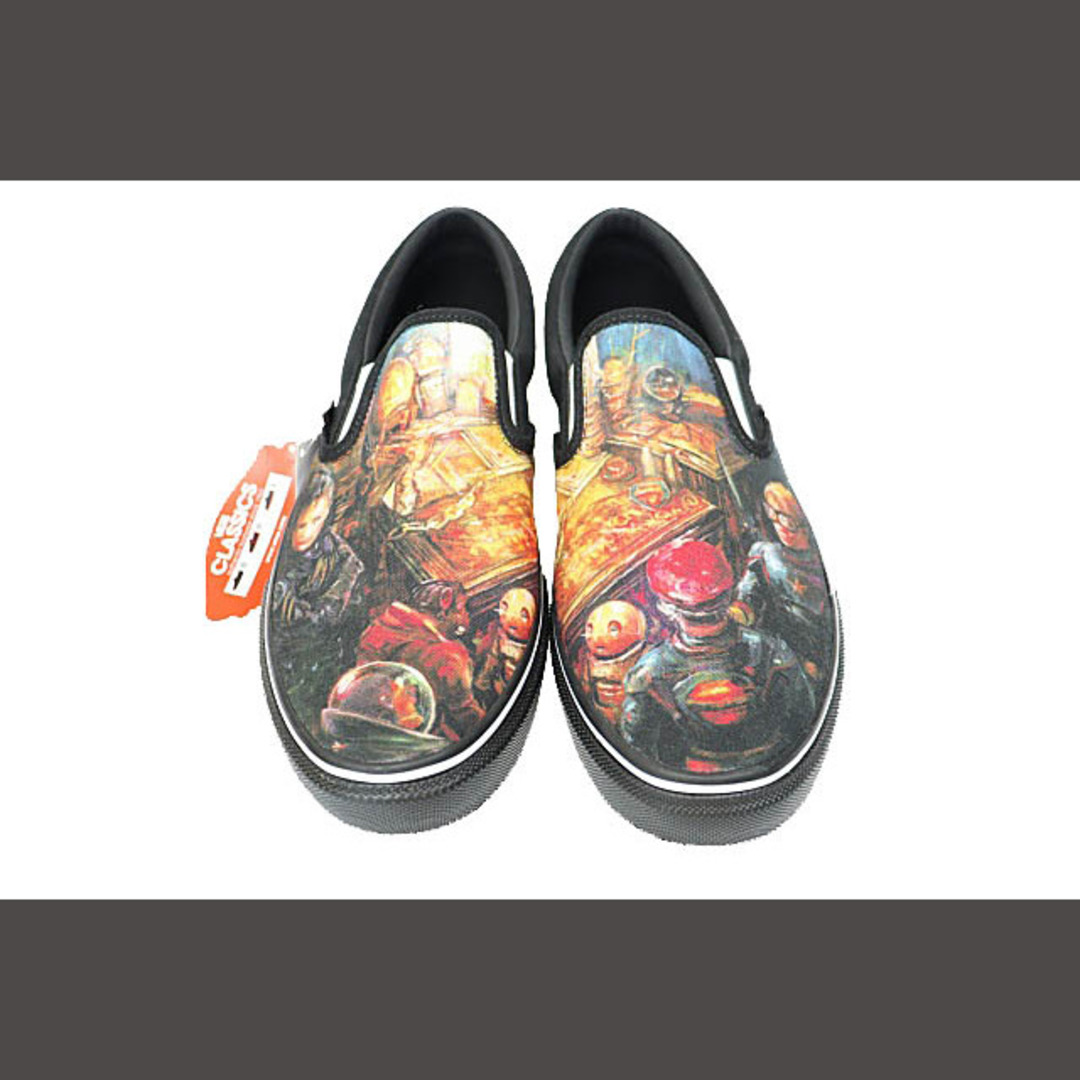 バンズ VANS ×ELLEGARDEN エルレガーデン スリッポン 28黒△□ バンズ VANS ×ELLEGARDEN エルレガーデン スリッポン 28黒△□