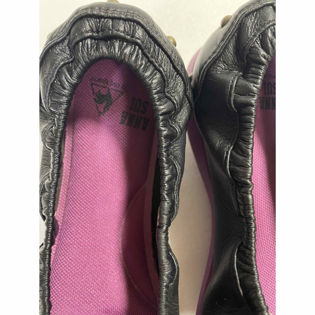 極美品】 ANNA SUI×Le Coq 限定 コラボ バレエシューズ 極美品】 ANNA SUI×Le Coq 限定 コラボ バレエシューズ