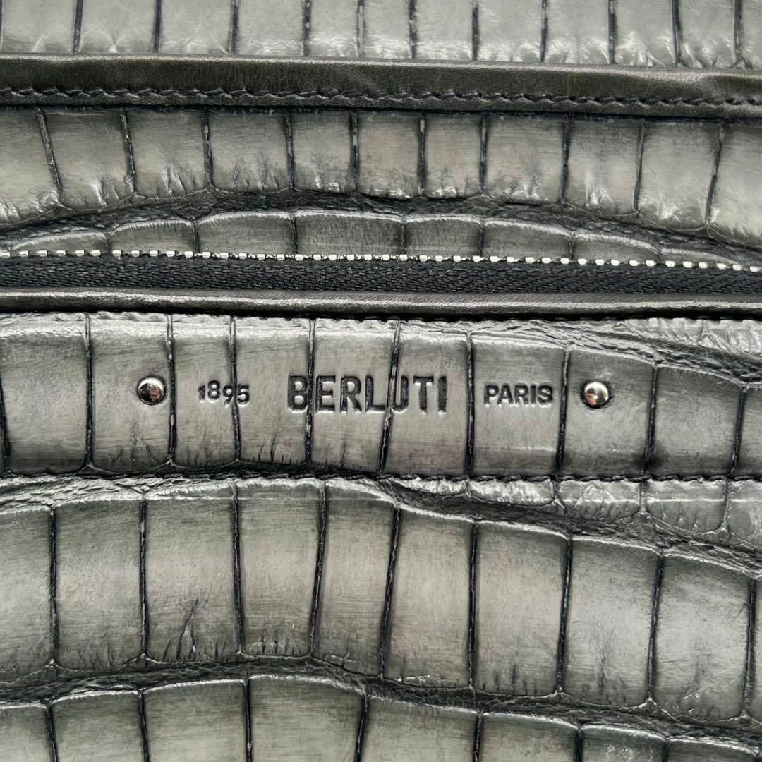 BERLUTI - 【極美品】ベルルッティ クロコダイル ショルダー BERLUTI - 【極美品】ベルルッティ クロコダイル ショルダー