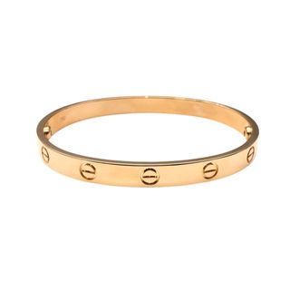 カルティエ(Cartier)の　カルティエ Cartier ラブブレス K18PG ジュエリー(ブレスレット/バングル)