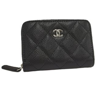 シャネル(CHANEL)のCHANEL 小銭入れ クラシックジップコインパース マトラッセ キャビアスキン(コインケース)