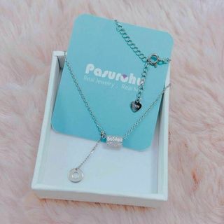 ネックレス レディース 18K 18金コーティング 金属アレルギー対応 シンプル(ネックレス)