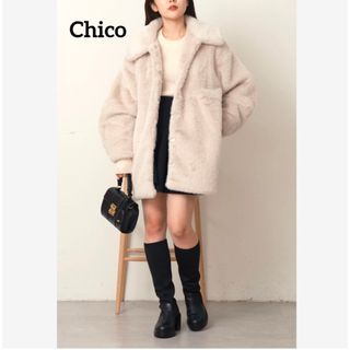 who's who Chico - Chicoチコ プードルコートアウター ブラウン who's who Chico - Chicoチコ プードルコートアウター ブラウン