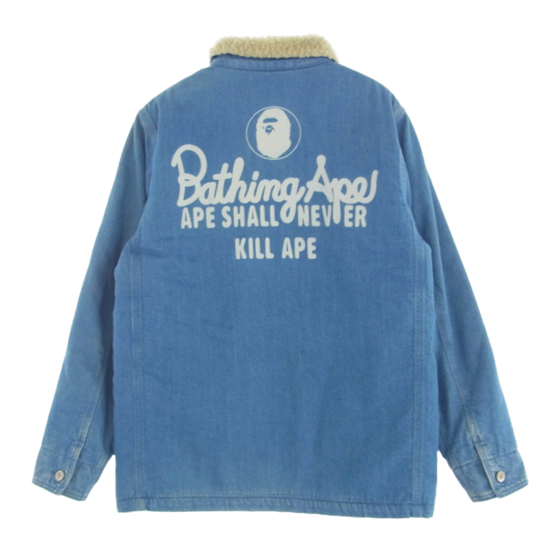 A BATHING APE アベイシングエイプ 001HJD801009X デニム ボア A BATHING APE アベイシングエイプ 001HJD801009X デニム ボア