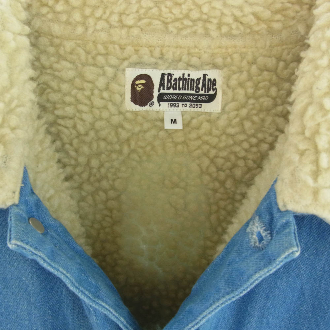 A BATHING APE アベイシングエイプ 001HJD801009X デニム ボア A BATHING APE アベイシングエイプ 001HJD801009X デニム ボア