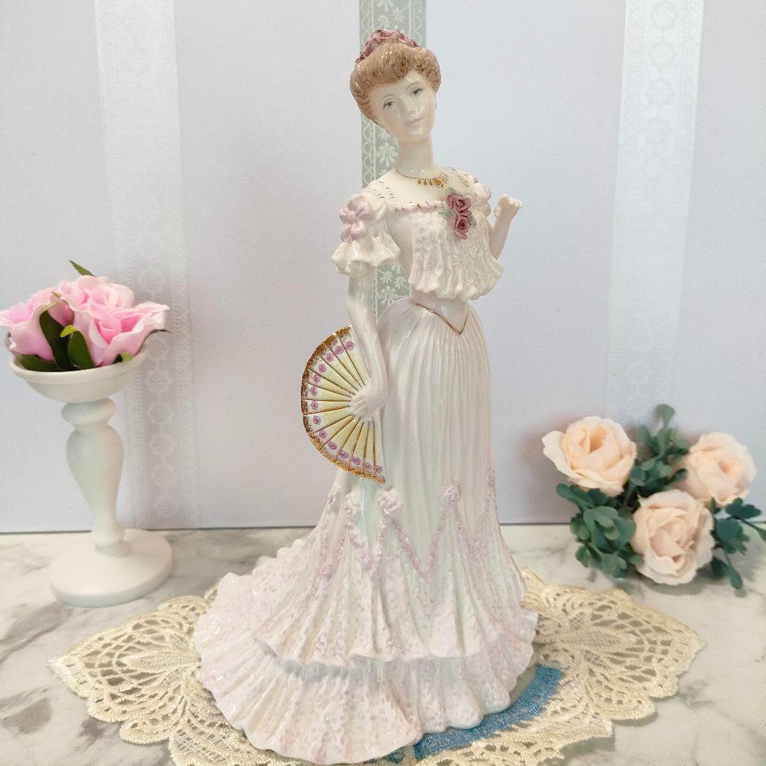 限定品】 コールポート フィギュリン レディ ローズ ベル 限定品】 コールポート フィギュリン レディ ローズ ベル