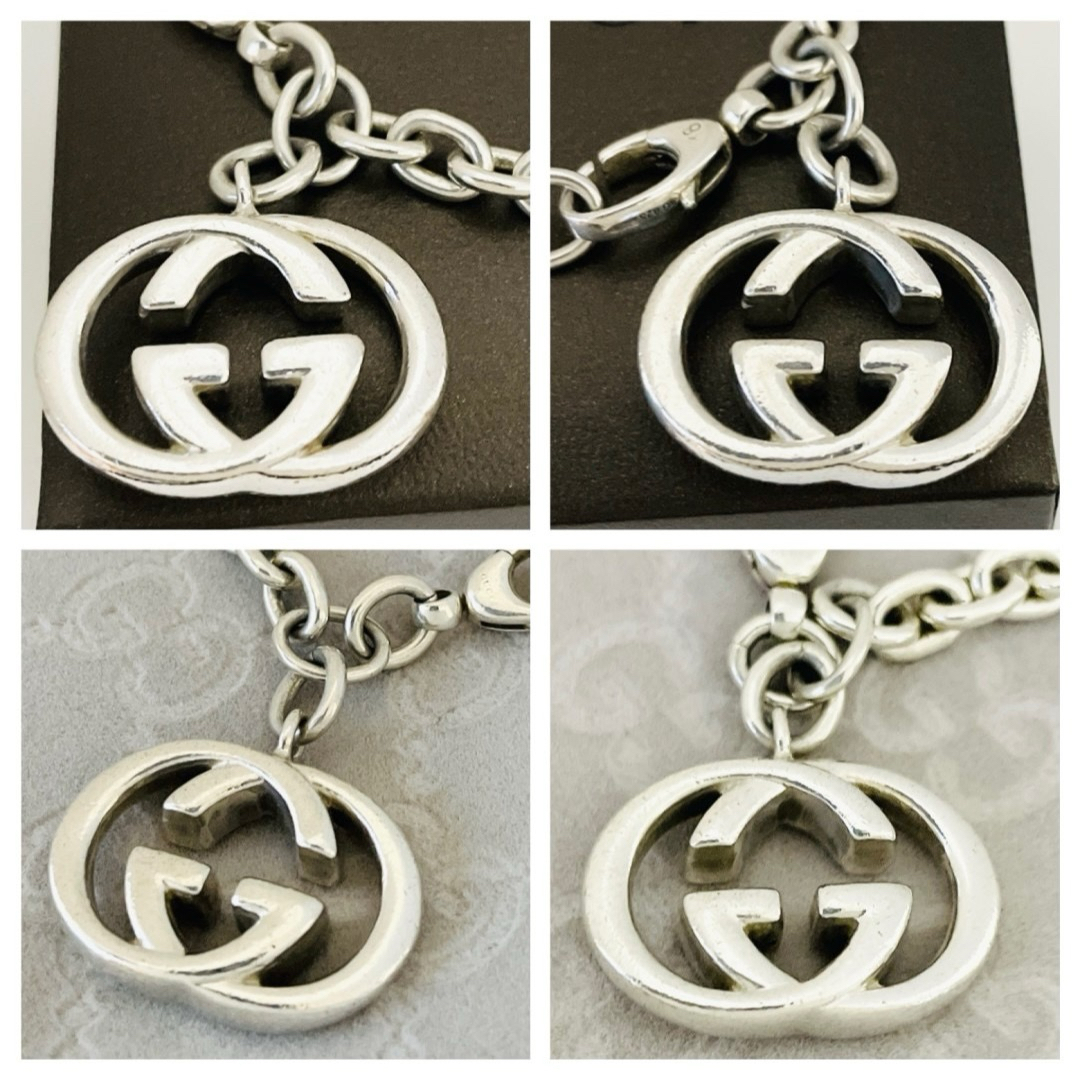 美品☆GUCCI グッチ ブレスレット インターロッキング GG 美品☆GUCCI グッチ ブレスレット インターロッキング GG